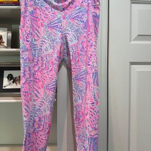 Lily Pulitzer MIDI Luxletic Leggings XL with pocket